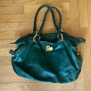 Marc Jacobs leather tote bag, green
